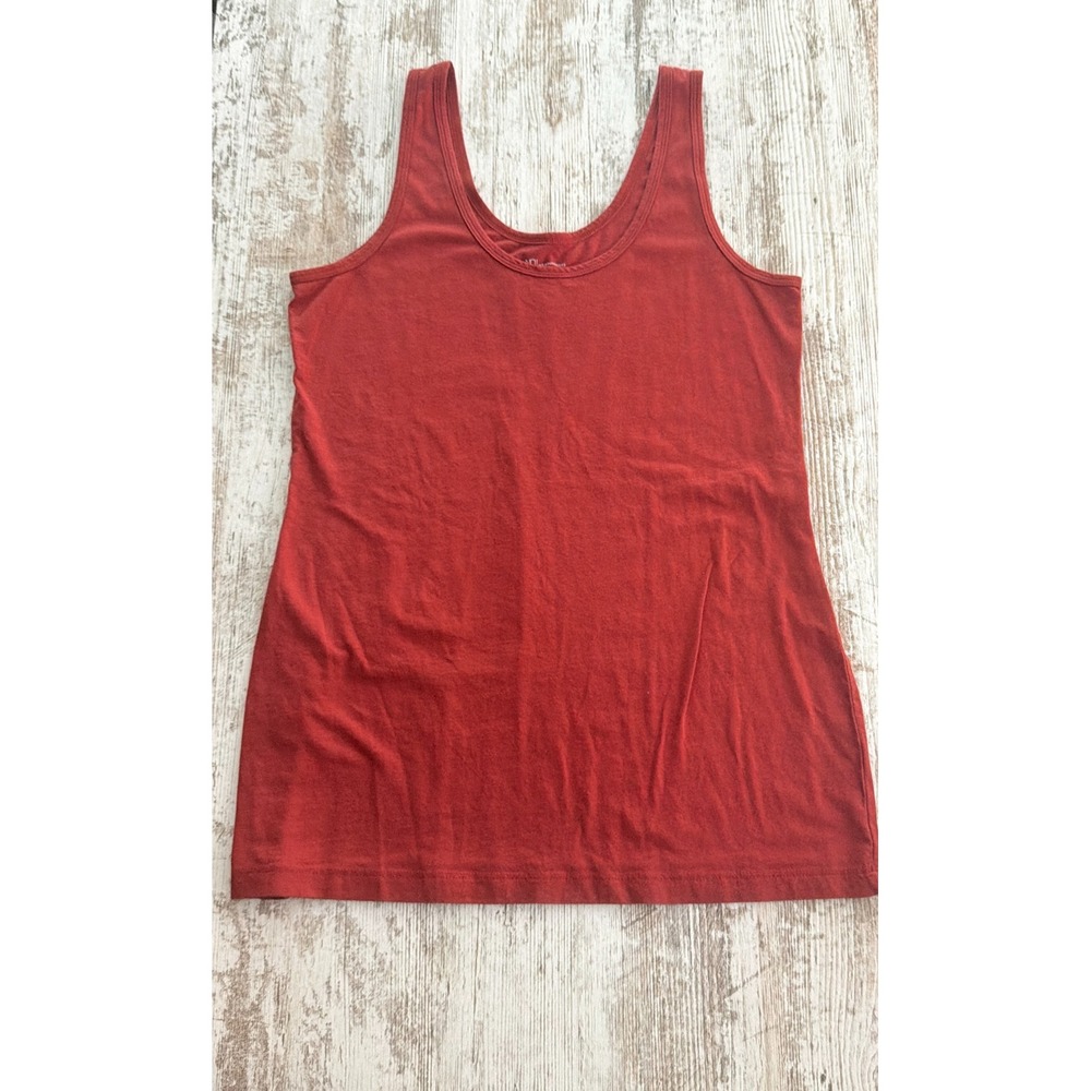No Boundaries Vintage Y2K Rust Red Scoop Neck Tank Top Size XL 15-17